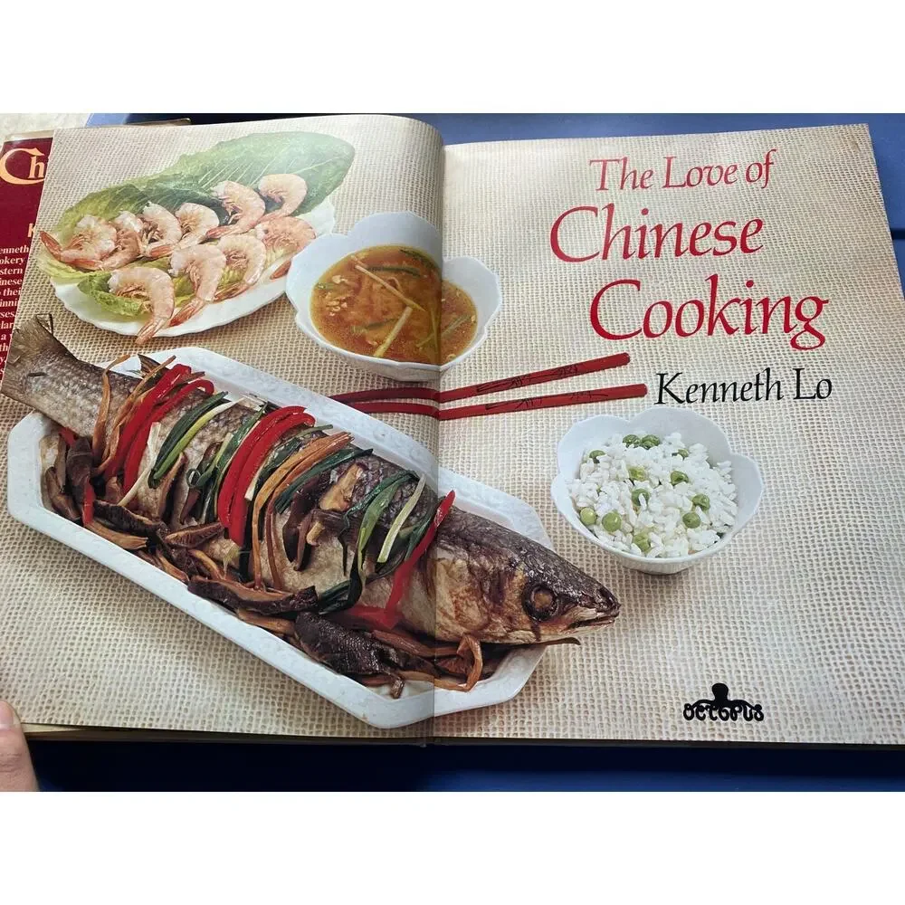 The Love of Chinese Cooking Kenneth Lo 1977 Vintage Cook Book